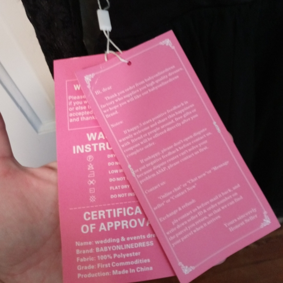 Little black party dress, NWT, size M/L - Picture 5 of 6